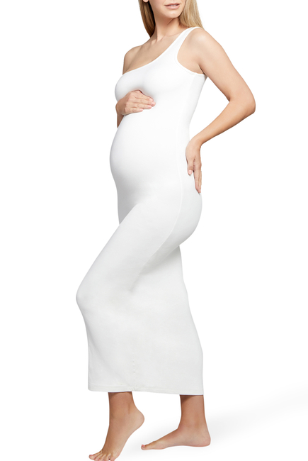 The Sarah One-Shoulder Maternity Dress
