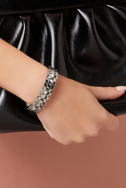 Logo Quilted Bangle