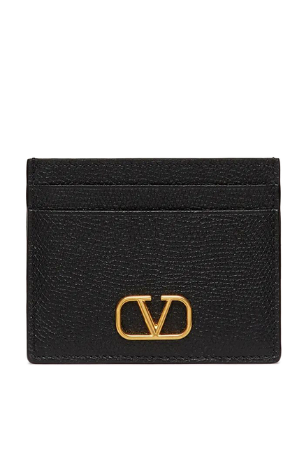 Valentino Garavani Valentino Garavani VLogo Leather Cardholder