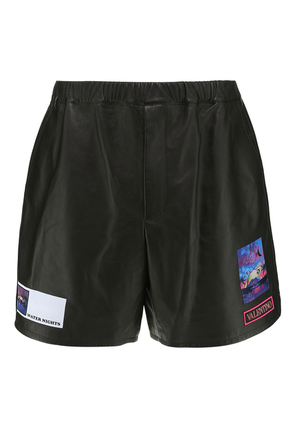 Brocade Patch Shorts