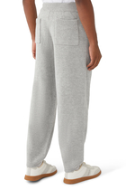 Mohair Blend Knit Sweatpants