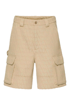 Toile Iconographe Heavy Cotton Cargo Bermuda Shorts