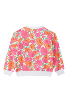 Kids Floral Print Sweater