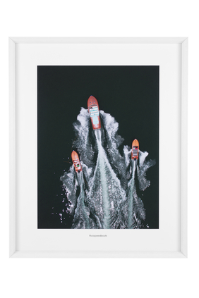 Riva Speedboats Framed Print