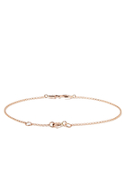 Hobb Bracelet, 18k Pink Gold & Diamonds