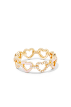 Heart Ring, 18k Yellow Gold & Diamond