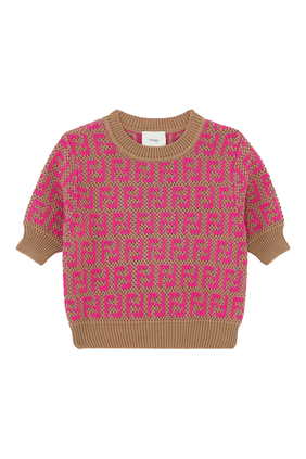 Kids Knitted FF Logo Top