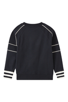 Kids Logo Crest Cotton Sweatshirt