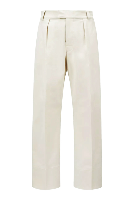 Cotton-Blend Trousers