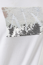 Sequin Logo Tee