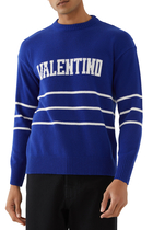 Valentino Garavani Embroidered Logo Jumper