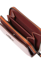 Small Zip Wallet with Colour-block Interior