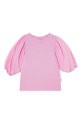 Wild Orchid Puff Sleeve Top