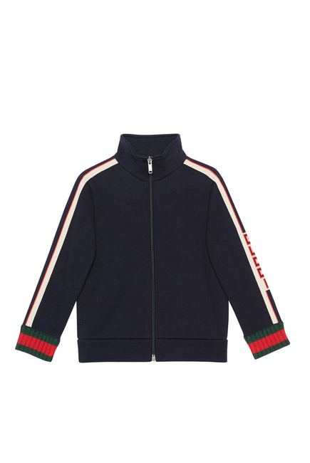 Gucci Jacquard Trim Sweatshirt