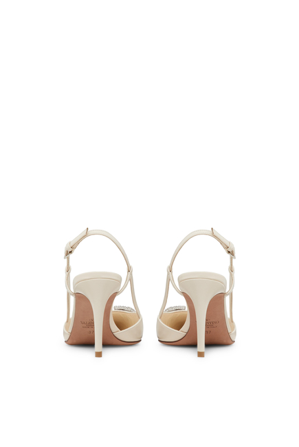 Valentino Garavani VLogo Signature 80 Slingback Pumps