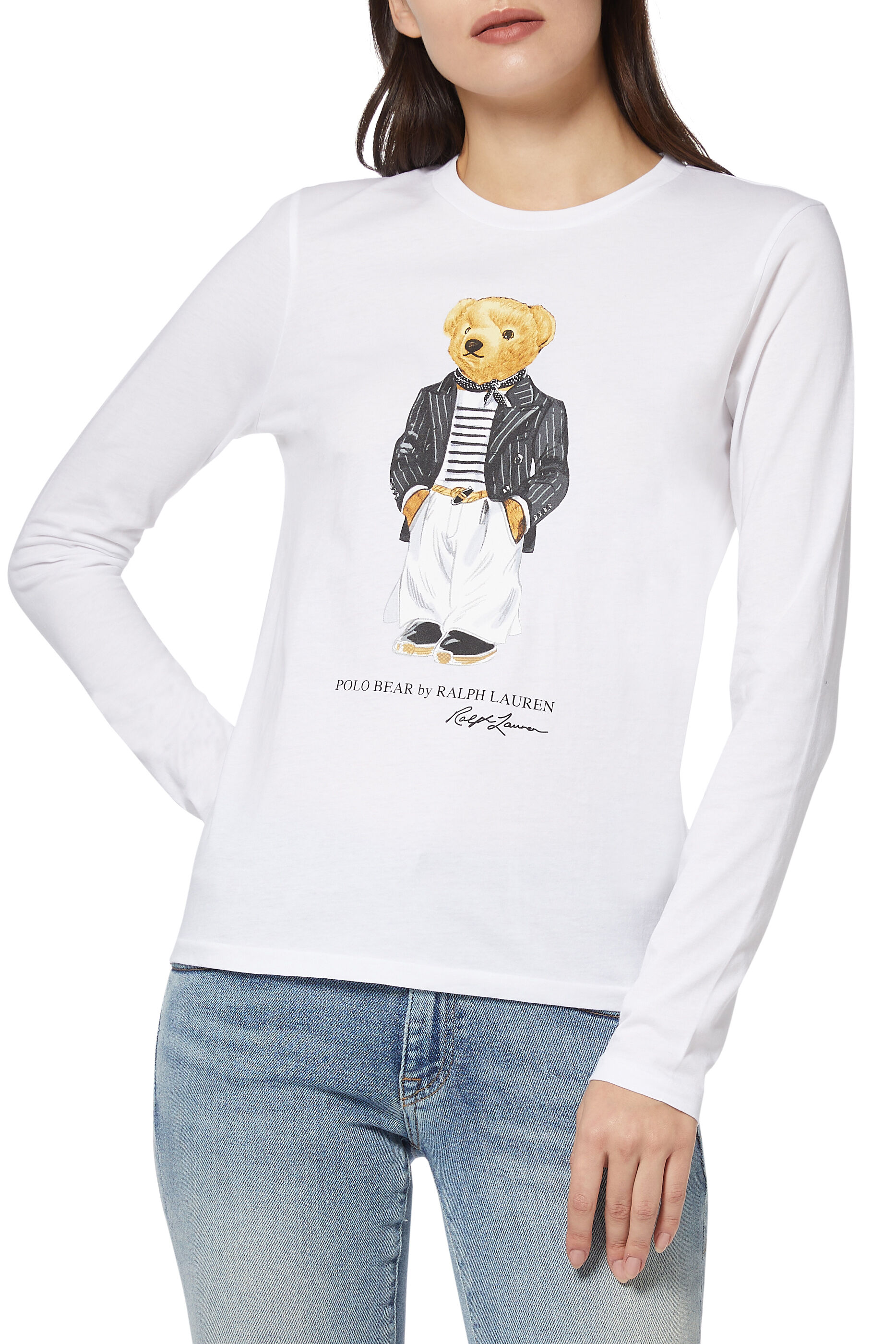 women's polo bear shirt