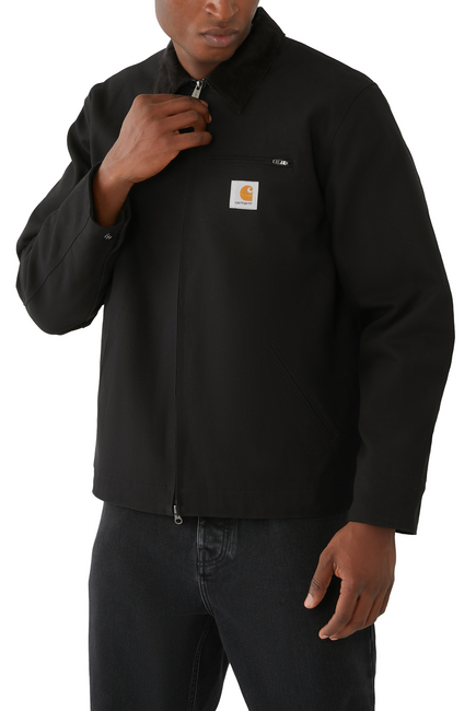 Carhartt WIP jacket Manu Jacket men's black color buy on PRM