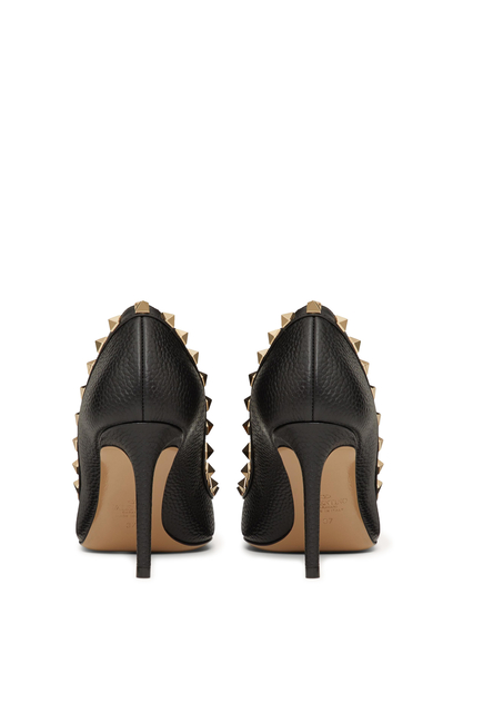 Rockstud Leather Pumps