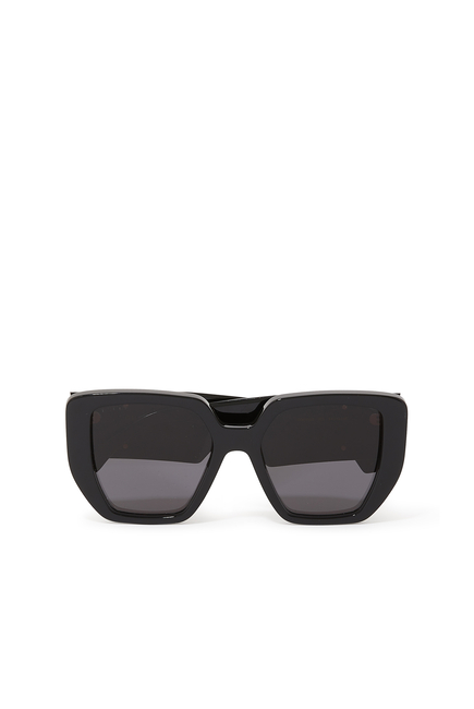 Rectangular-Frame Sunglasses