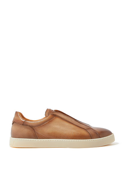Cowes Laceless Leather Sneaker