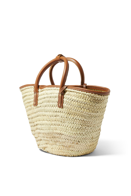 Le Panier Soli Medium Basket Tote Bag