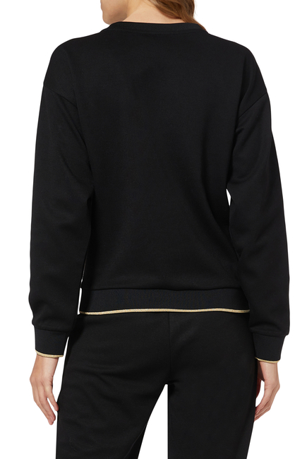 Ramadan Collection Metallic Tape Sweatshirt in Jersey