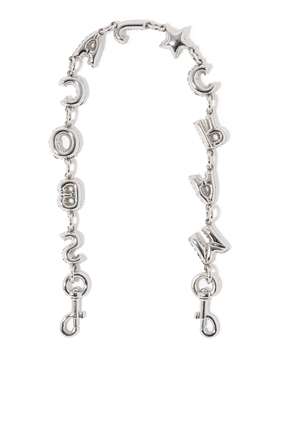 The Heart Charm Chain Shoulder Strap, Marc Jacobs