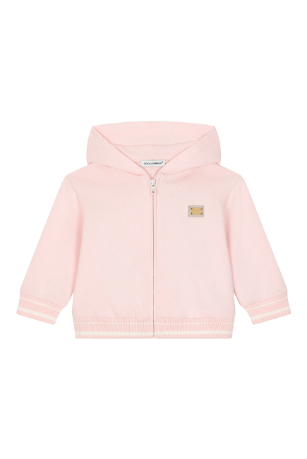 Kids Zip-Up Hooded Cardigan