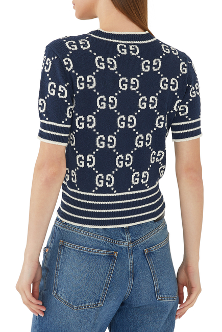 GG Cotton Jacquard Top