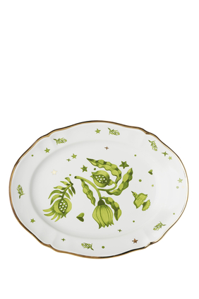 Floral Large Oval Platter