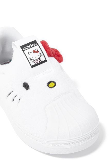 Kids Adidas Originals x Hello Kitty Superstar 360 Shoes