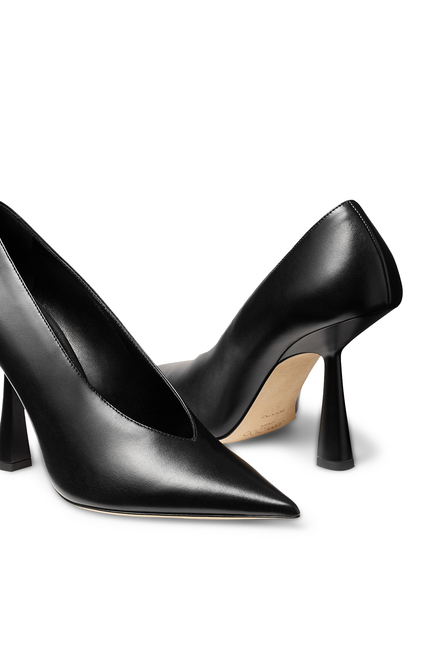 Maryanne 100 Calf Leather Pointed-Toe Pumps