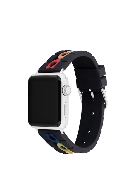 Rainbow Signature Apple Watch Strap in Rubber, 38/40mm