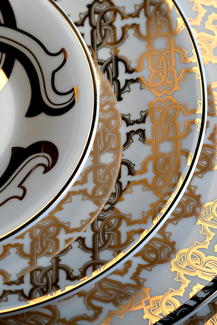 Monogram Soup Plate