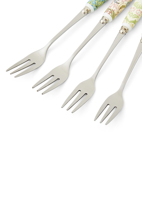Morris & Co Pastry Forks, Set of Four