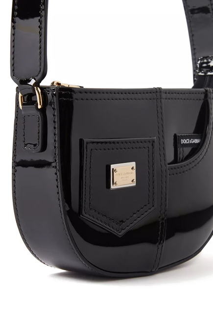 Kids Patent Leather Shoulder Bag