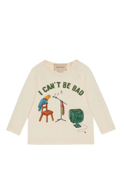 'I Can't Be Bad' Cotton Sweatshirt