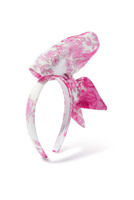 Kids Floral Bow Headband