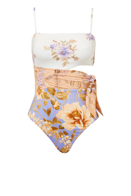 Buy Zimmermann Rosa Scarf TIe One Piece Swimsuit for Womens ...