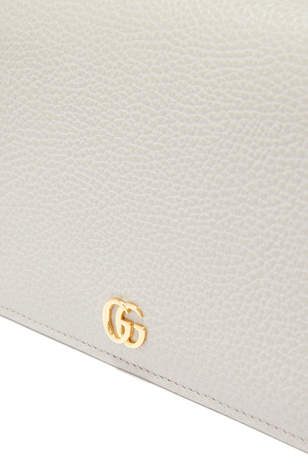 GG Marmont Leather Mini Chain Bag