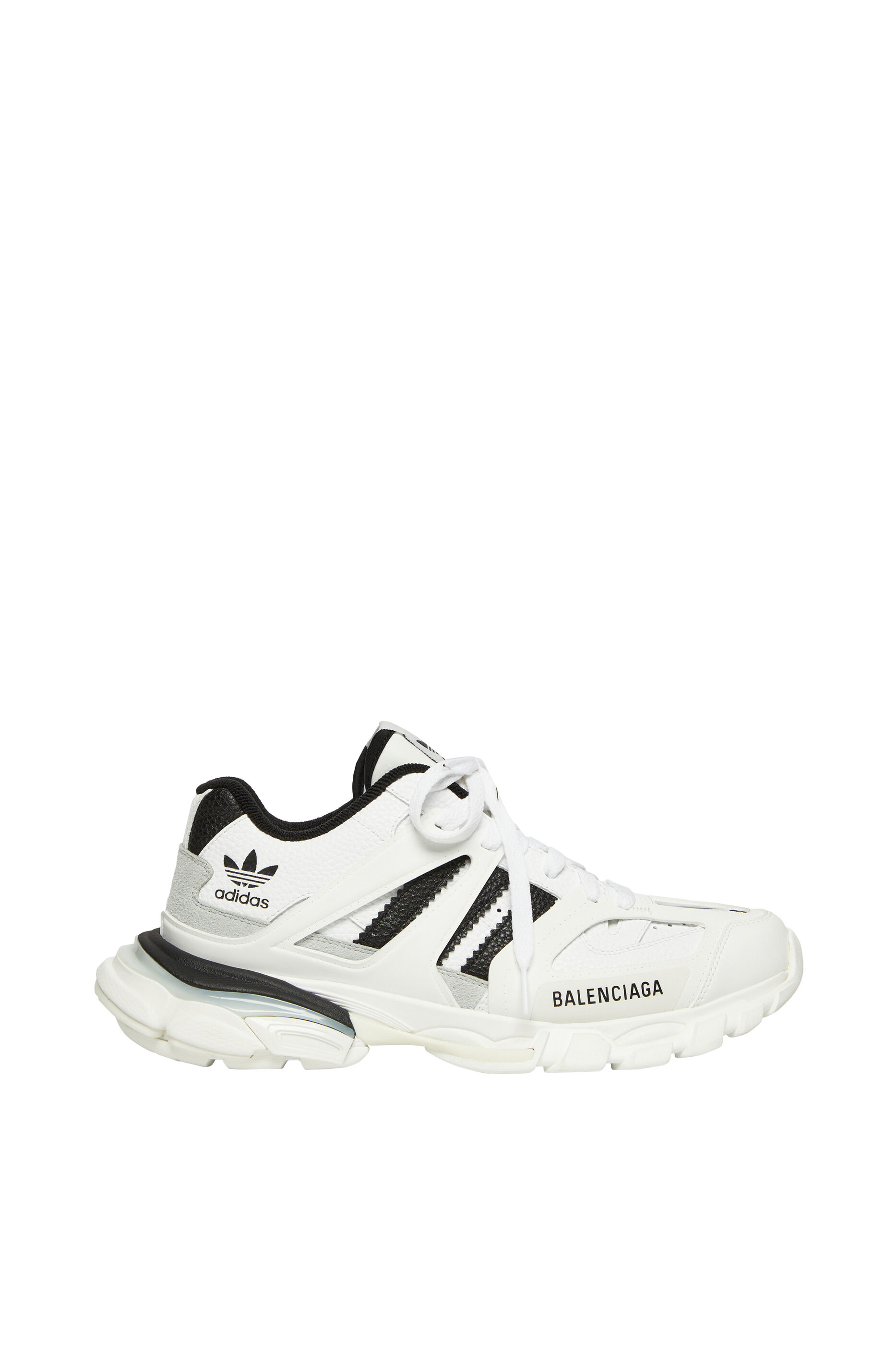 Balenciaga Womens Triple S White / Silver Sneakers | eBay