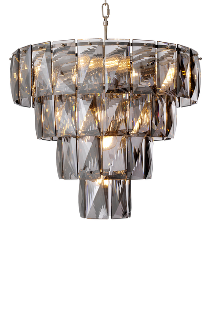 Amazone S Smoke Glass Chandelier