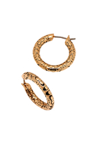 Signature Quilted Small Hoop Earrings