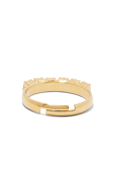 Salome Two-Tone Crystal Ring