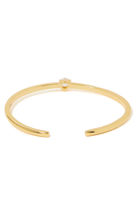 Solitaire Cuff Bracelet