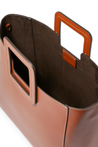 Shirley Leather Tote Bag