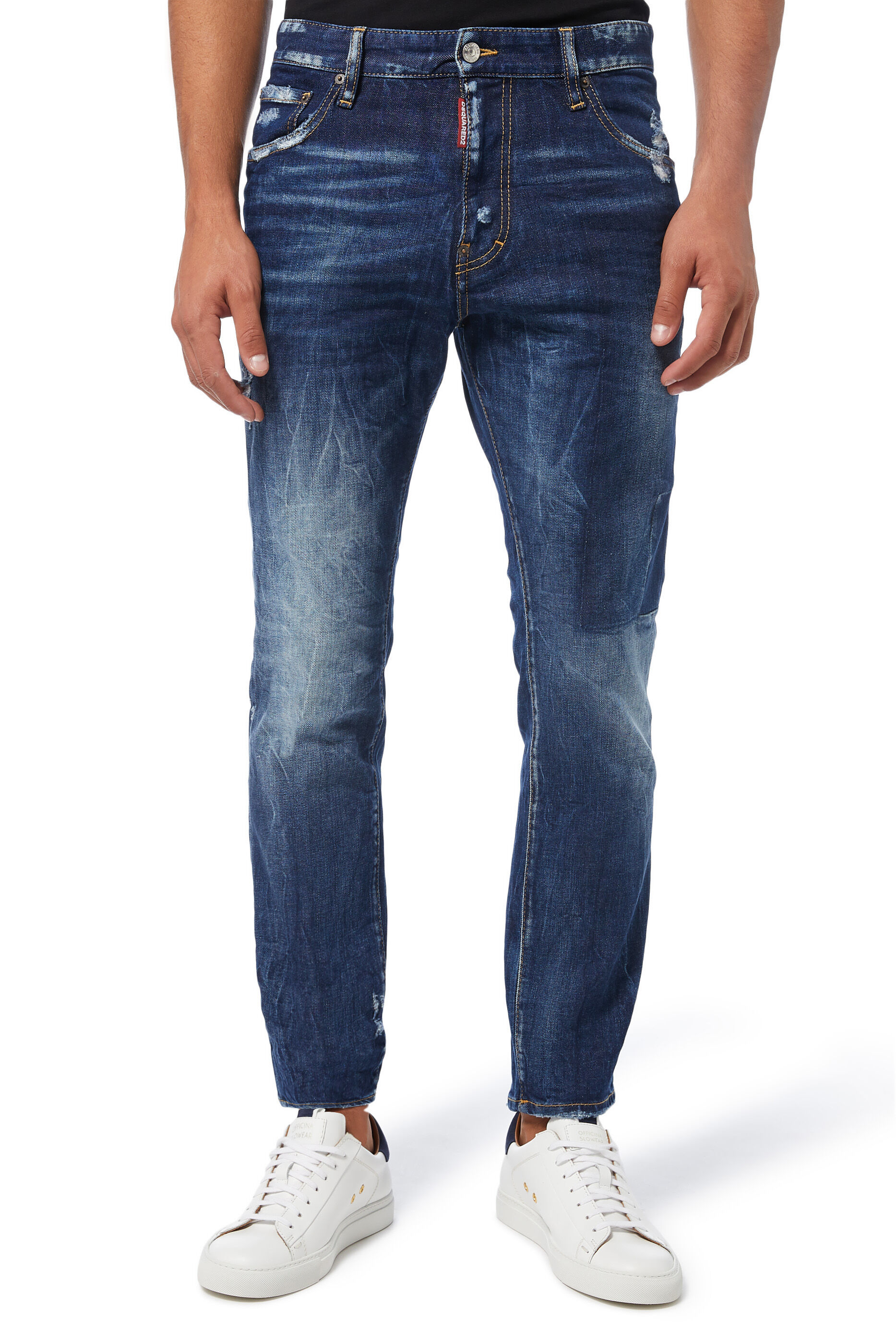 dsquared2 straight leg jeans