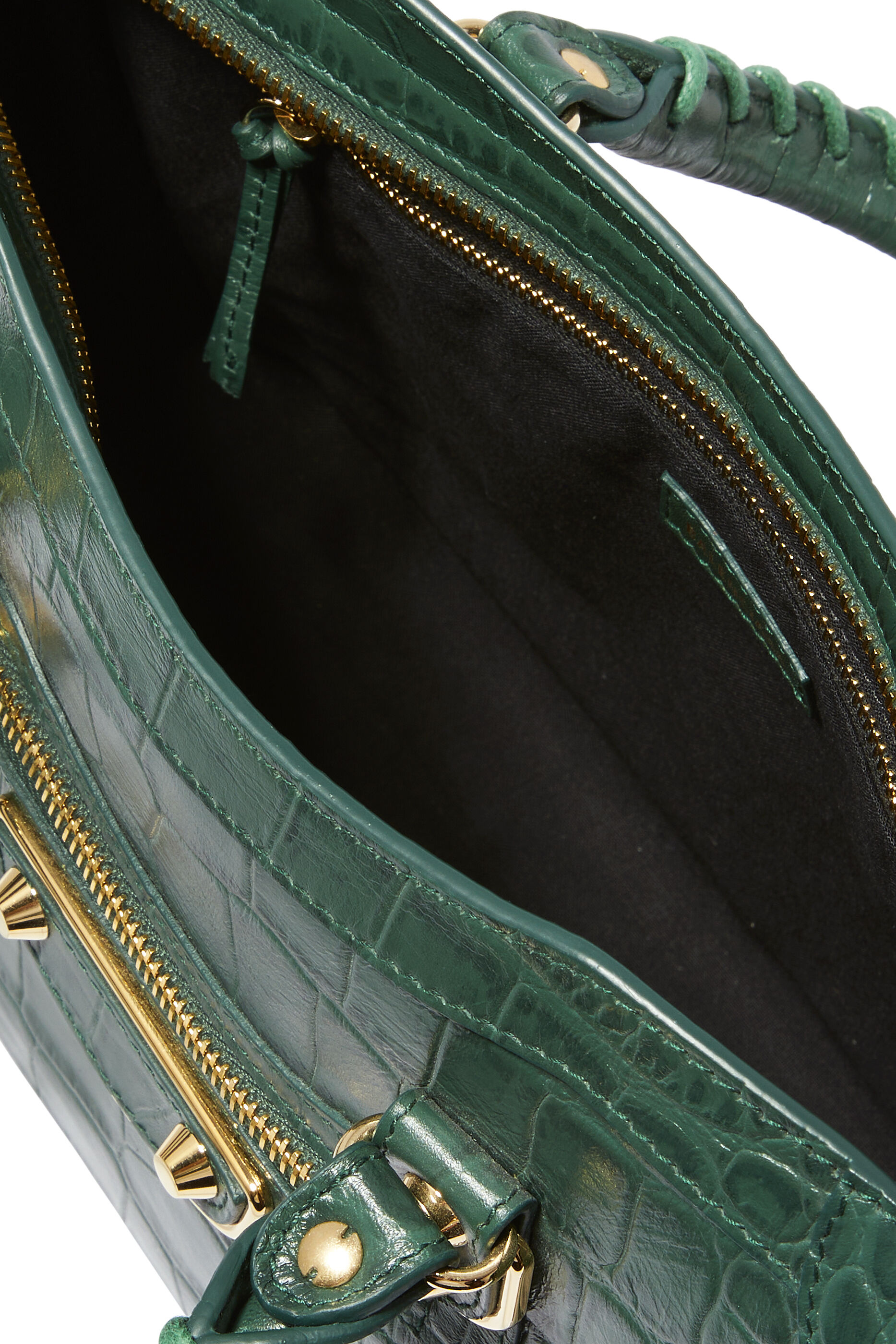 City leather handbag Balenciaga Burgundy in Leather  17361256