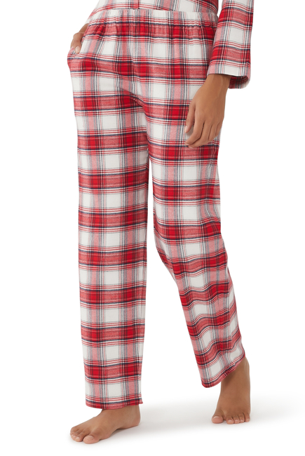 Flannel Long Pajama Set