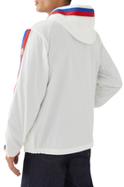 Rukbat Hooded Logo Tape Jacket